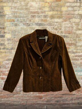 Sag Harbor Dark Brown Jacket or Top - Size 10